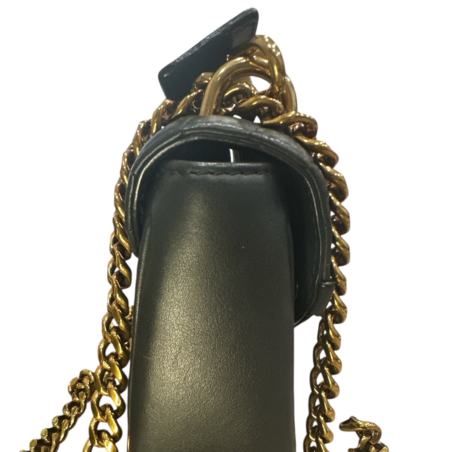 LOUIS VUITTON 
Calfskin New Wave Chain MM Black - Clairely Amazing