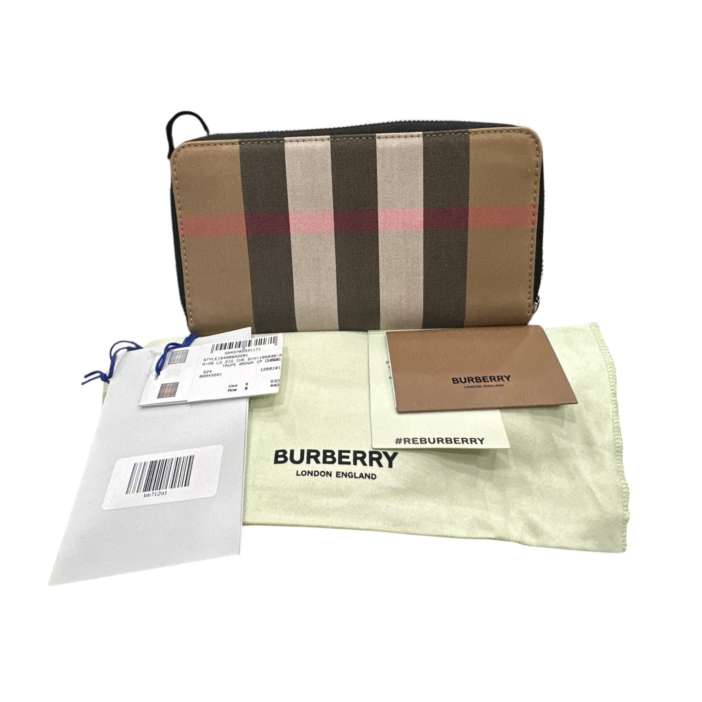 Burberry Large Zig Wallet