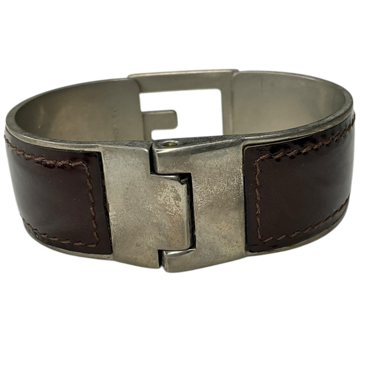 Gucci leather bangle bracelet