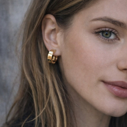 Stainless Steel Hoop Earrings