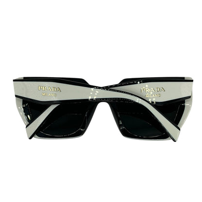 Prada Black/Talc-Dark Grey Sunglasses