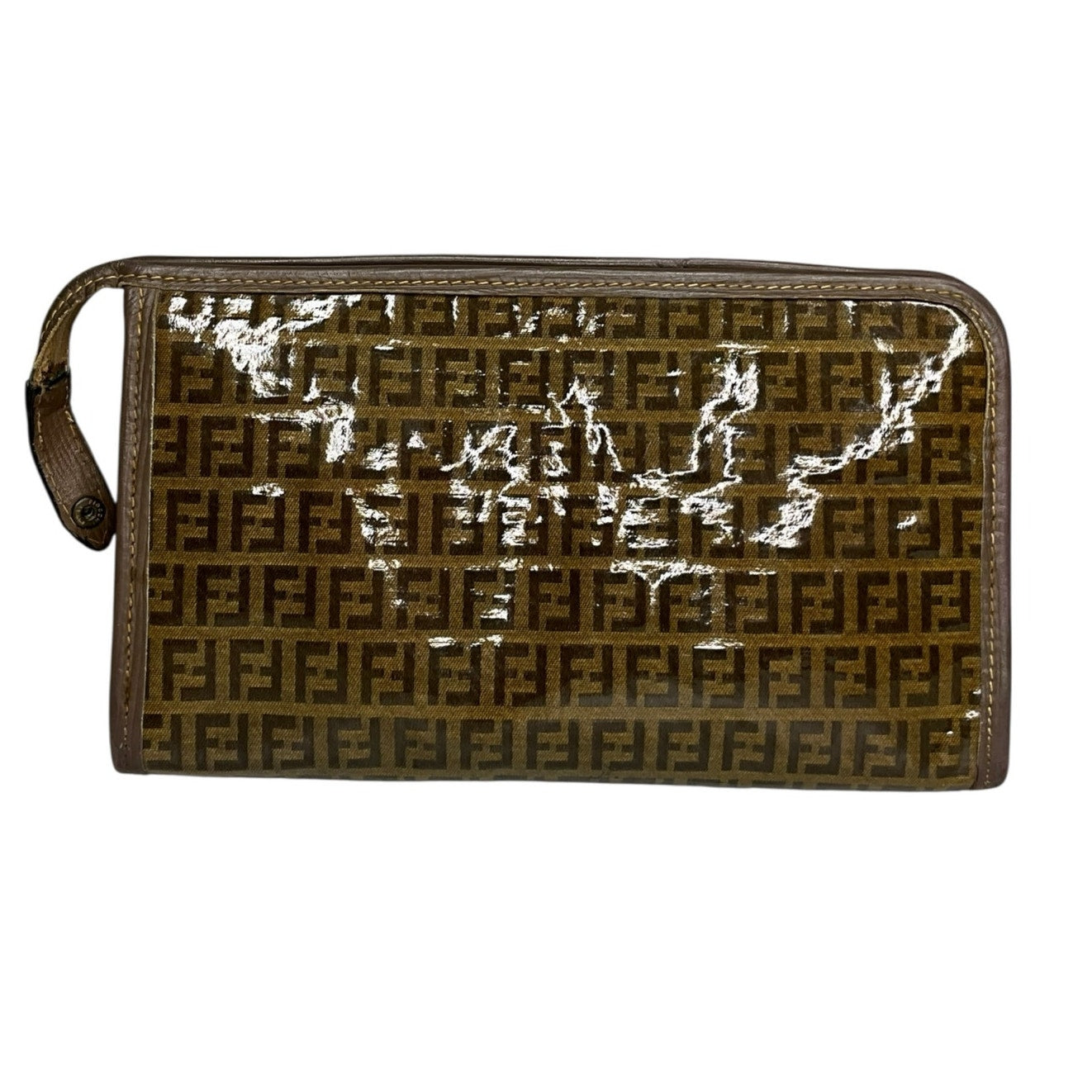 Fendi Zucca Clutch Toiletry Pouch