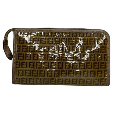 Fendi Zucca Clutch Toiletry Pouch