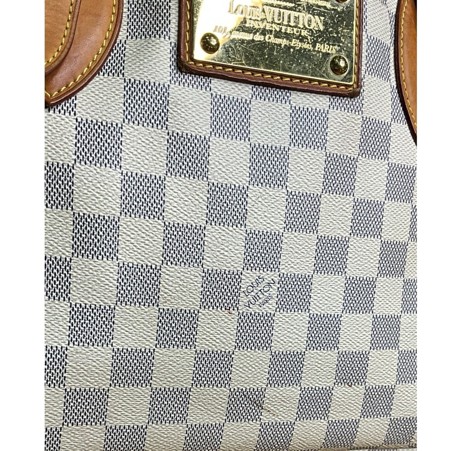 Louis Vuitton Damier Azur Hampstead MM tote bag