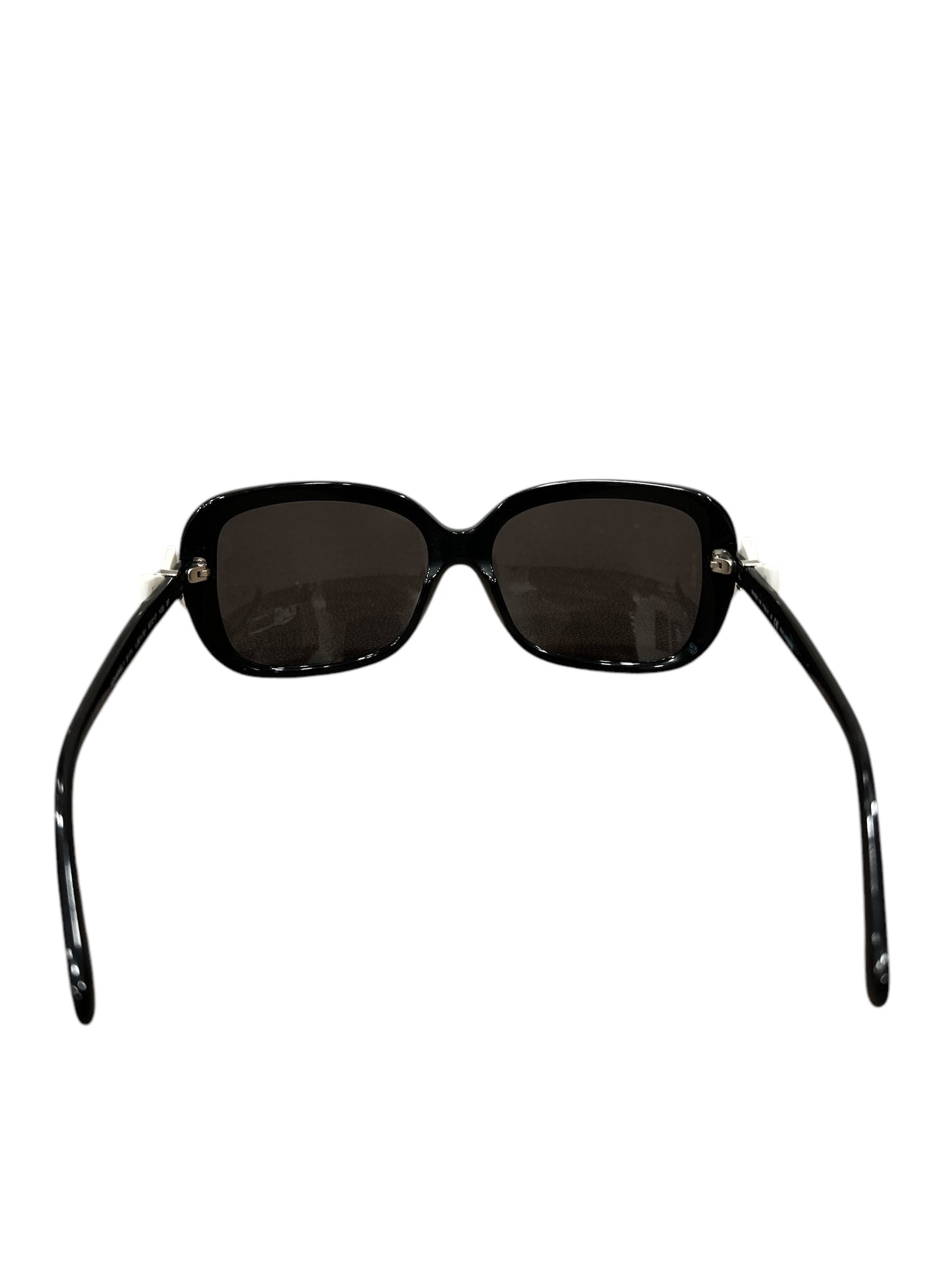 Chanel CC White Bows on Side Sunglasses - Clairely Amazing
