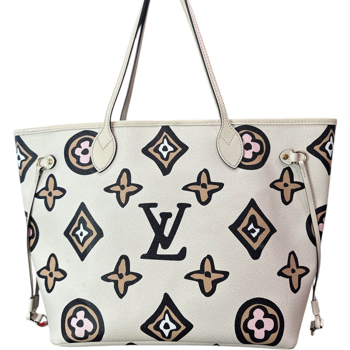 Louis Vuitton Wild at Heart Neverfull leather Tote MM - Clairely Amazing