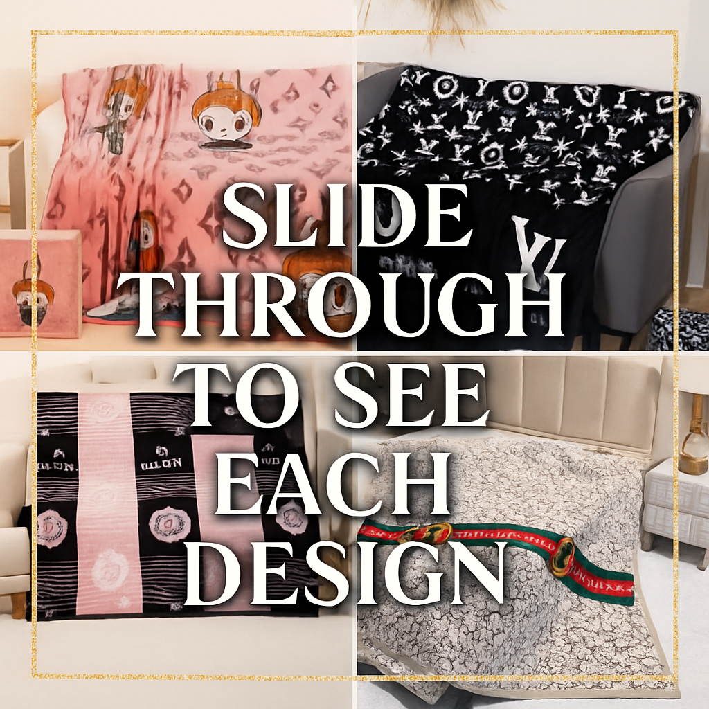 Luxe Plush Blanket – Various Designs (Limited Stock)