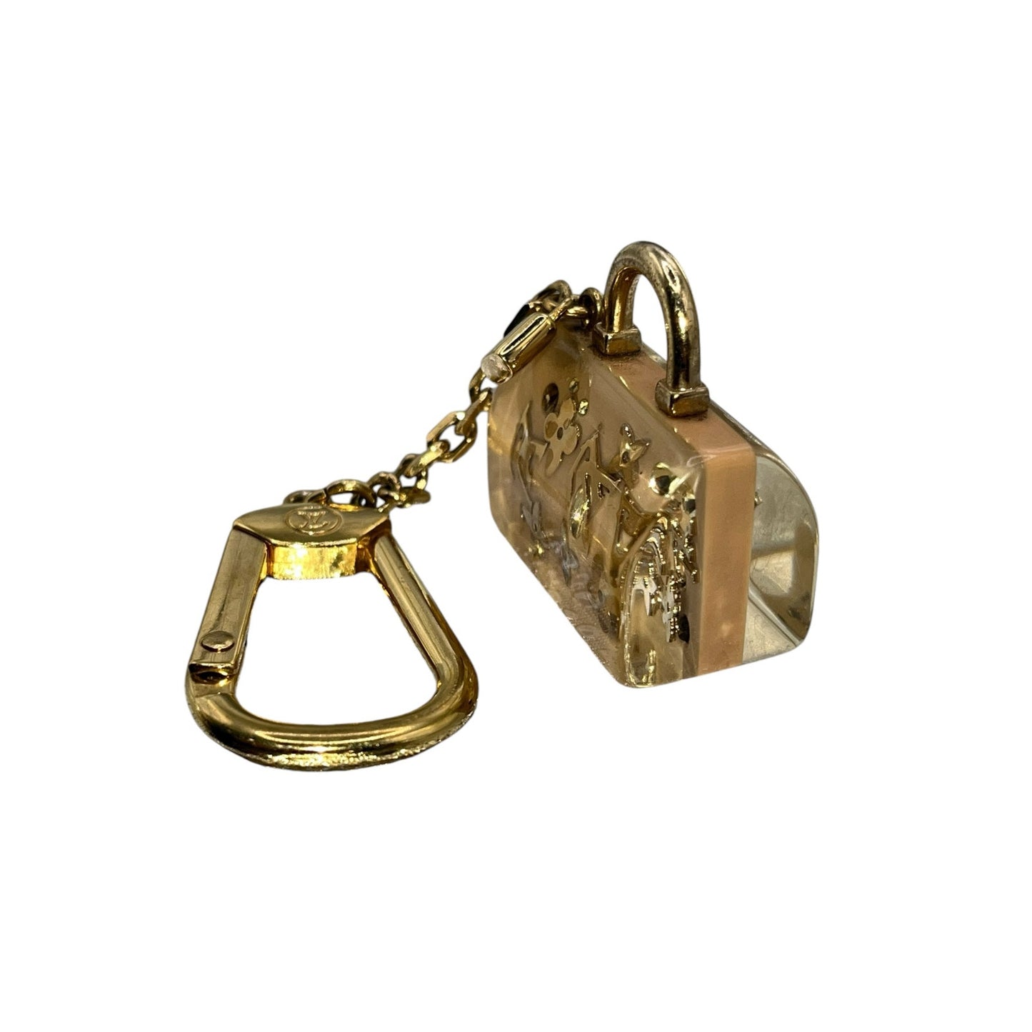 Louis Vuitton Speedy Gold Keychain