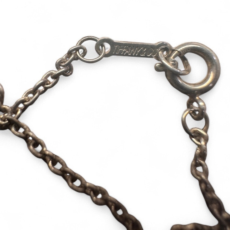 Tiffany & Co. Elsa Peretti Open Heart Silver Necklace