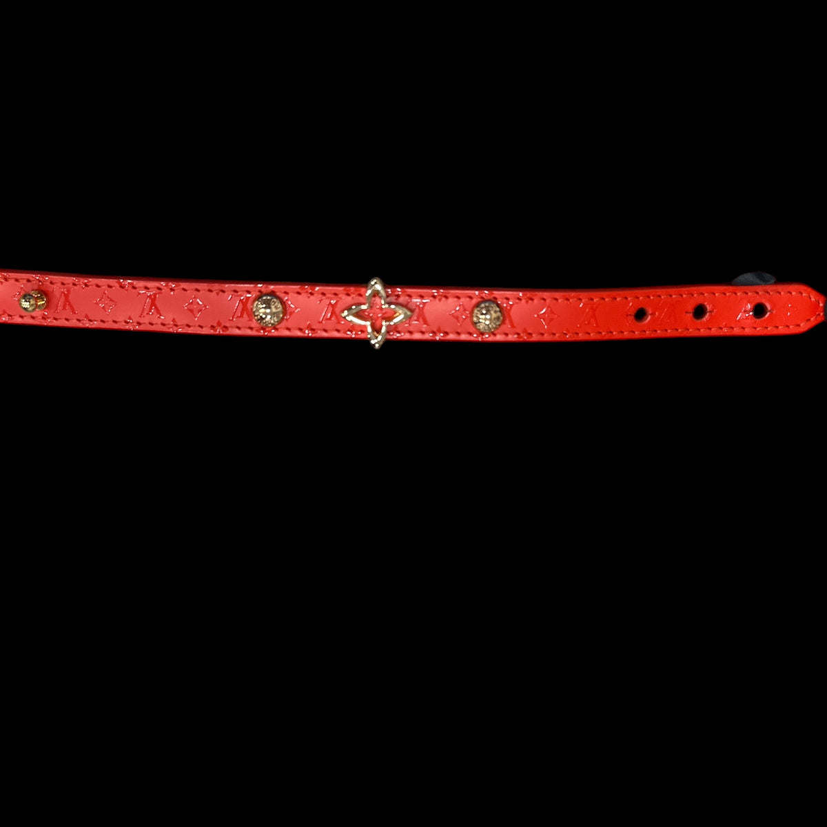 Louis Vuitton Leather Monogram Flower Bracelet - Clairely Amazing