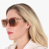 BURBERRY Sunglasses Peach Brown Gradient - Clairely Amazing