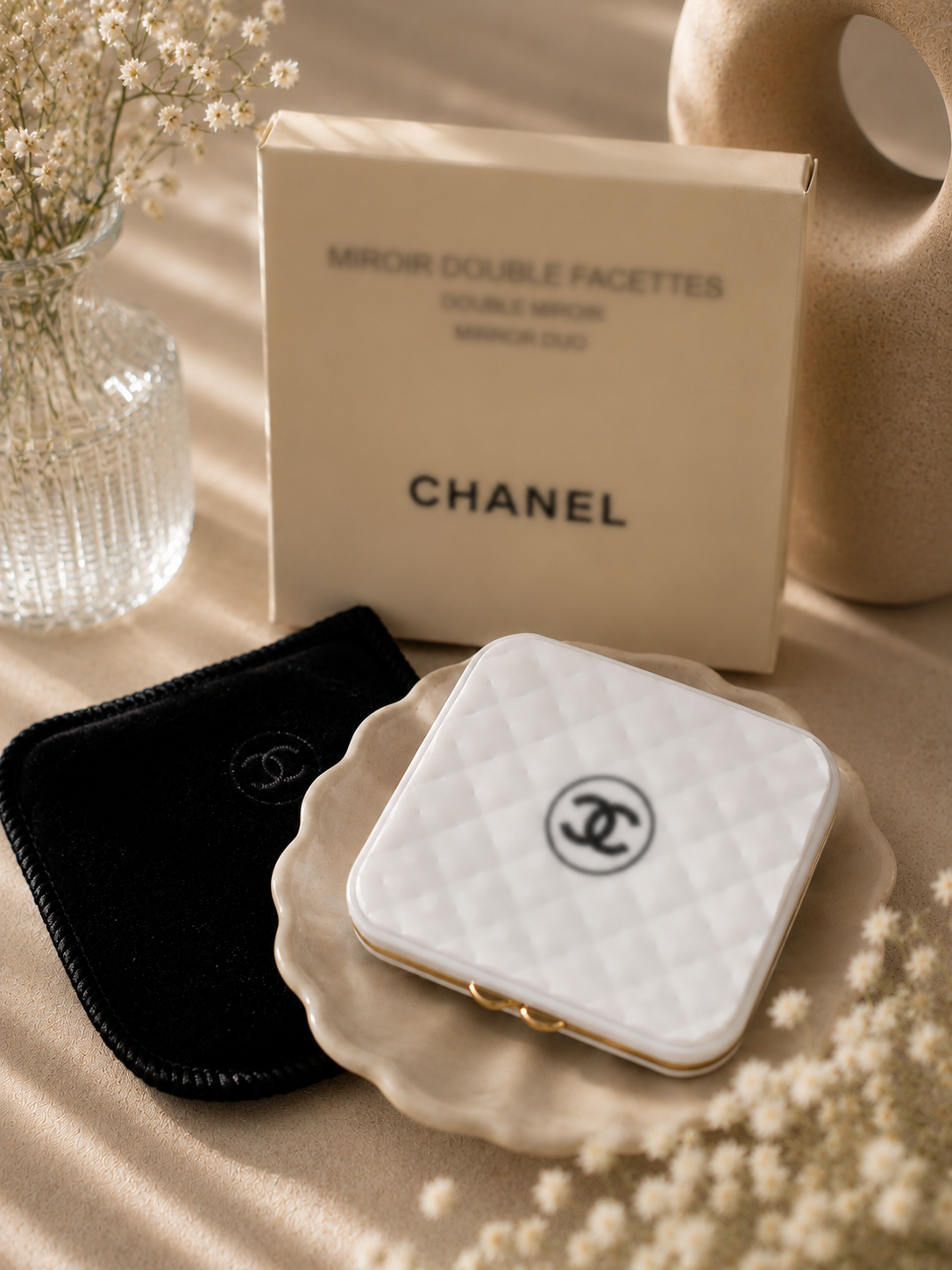 Chanel Beauty GWP Quilted Compact Mirror | Limited Edition Gift With Purchase | Multiple Colors