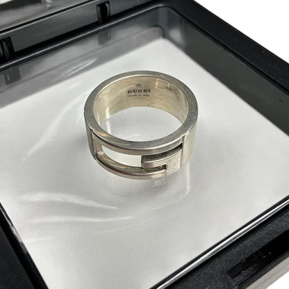 Gucci G Logo Ring Silver