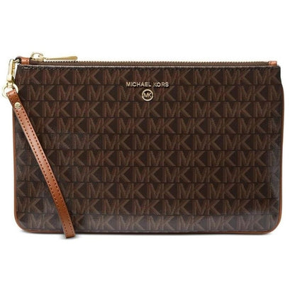Michael Kors Womens Jet Set Charm Large Top Zip Wristlet One Size