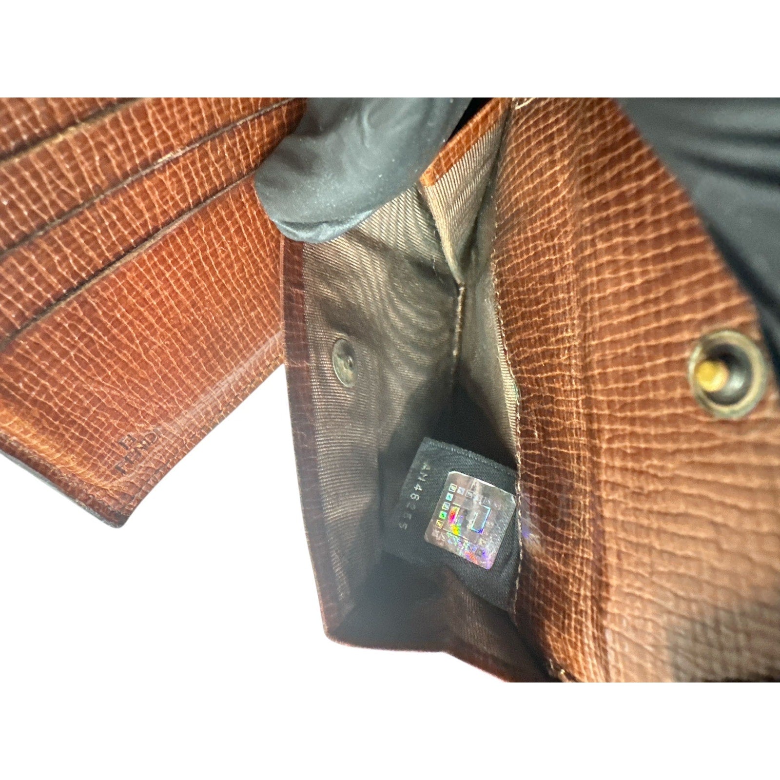 Authentic Fendi FF Zucca Trifold Wallet – Made in Italy