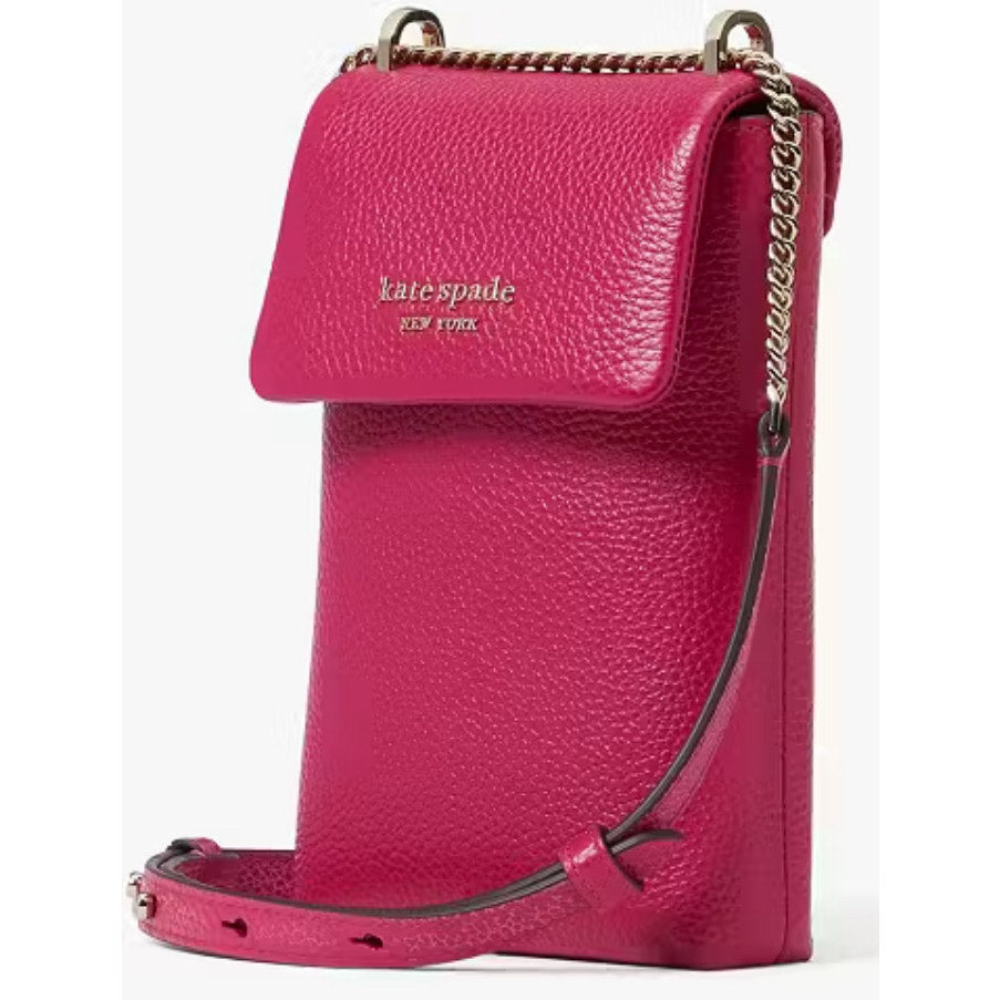 Kate spade New York Roulette Mini Pebbled Leather Phone Crossbody