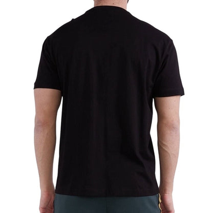 Armani Exchange Black/Gold Icon Logo Tee Black UNISEX