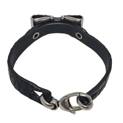Gucci Leather Bow Bracelet