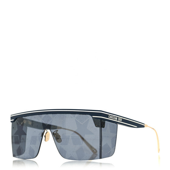 Christian Dior  Geometric Diorclub M1U Mask Sunglasses Matte Blue - Clairely Amazing
