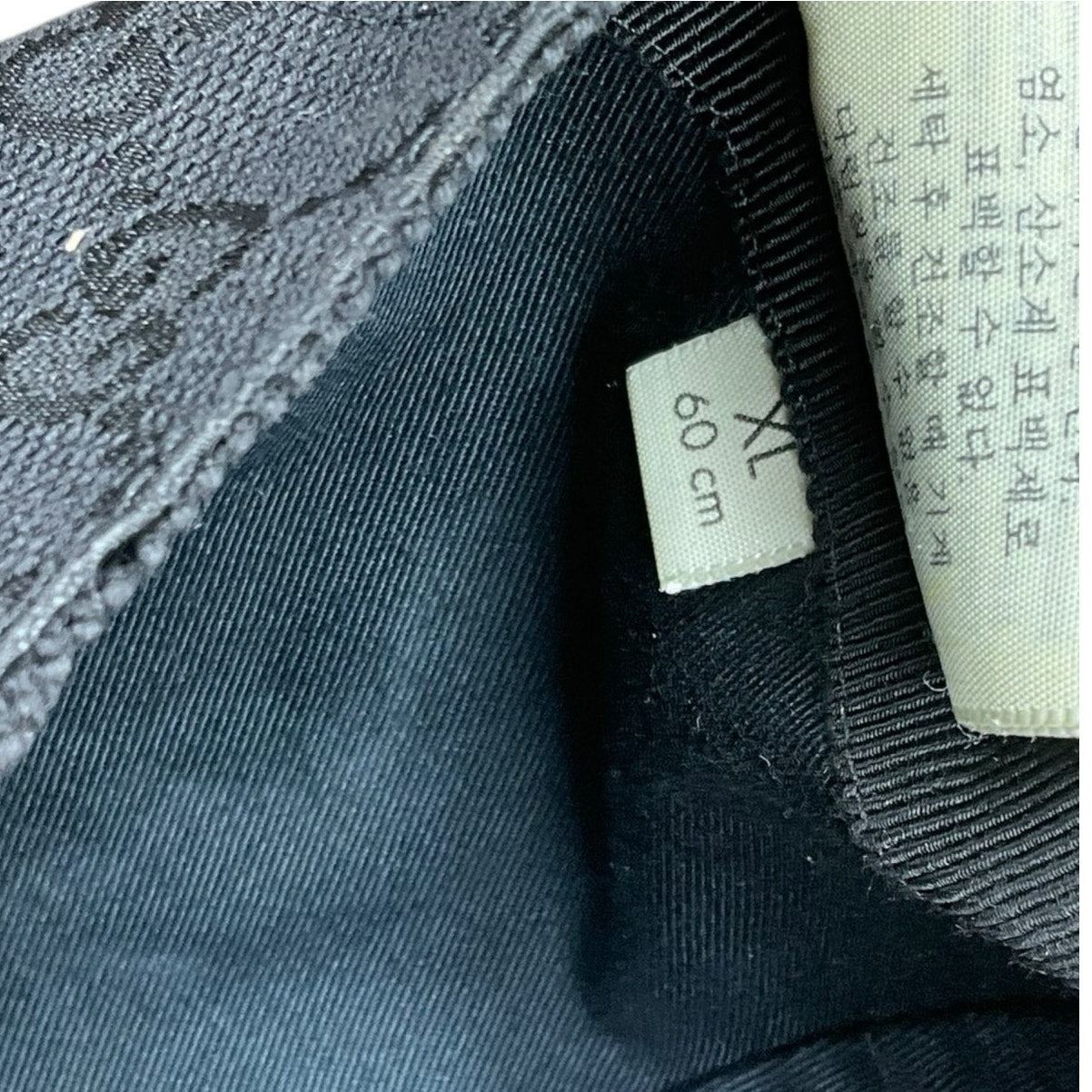 Gucci Baseball Cap Black Fabric A4659