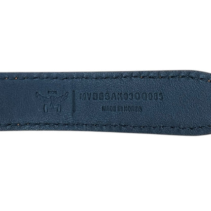 MCM Orange Reversible Diamond Belt