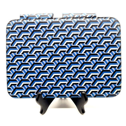 Prada Saffiano Leather Geometric Pattern iPad Case