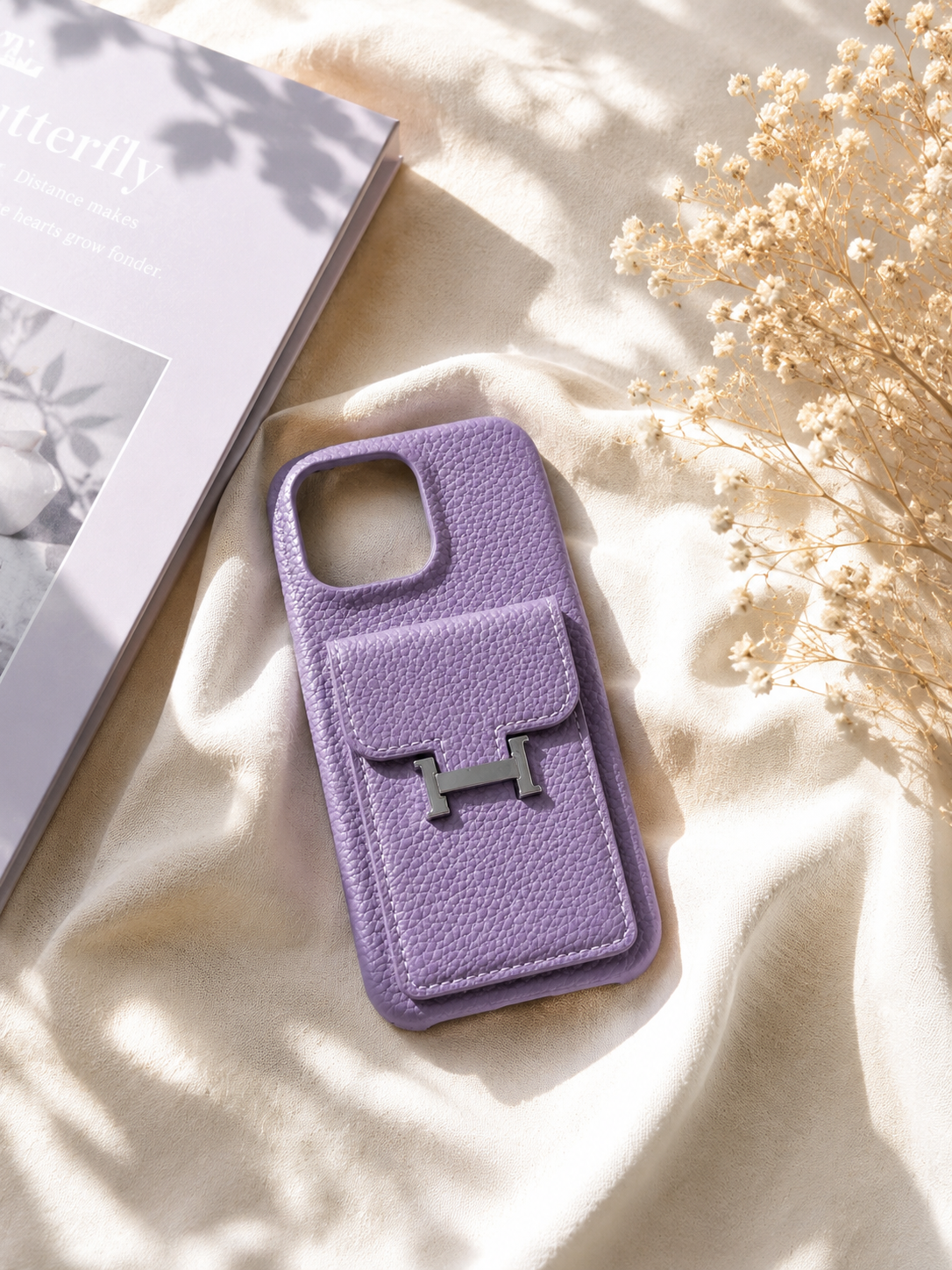 Luxe Pocket Leather Phone Case – iPhone 14 Pro