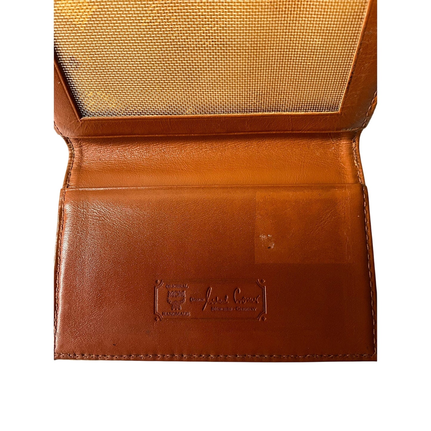 MCM Cognac Card Holder