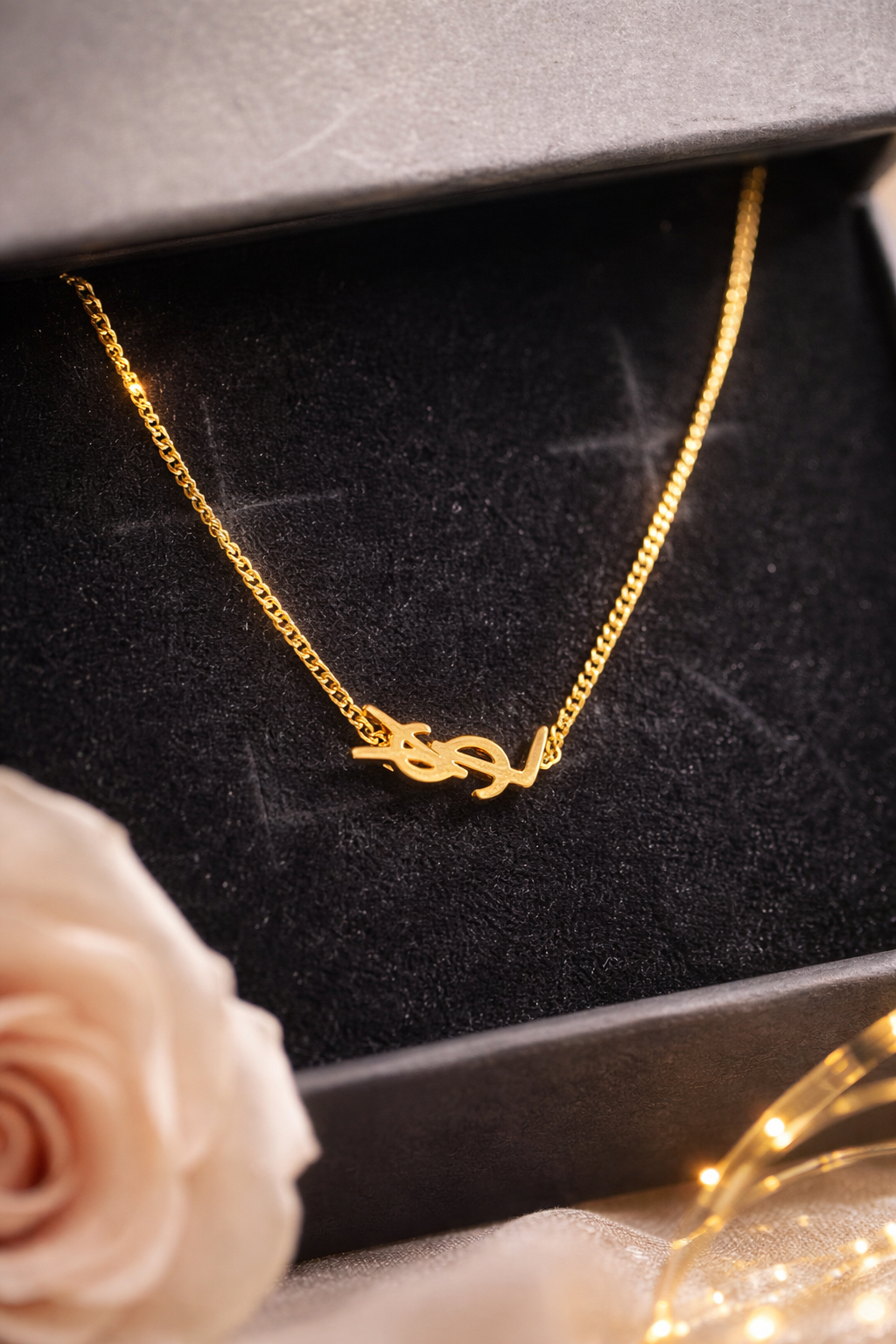 Dainty gold, initial necklace, minimal everyday jewelry
