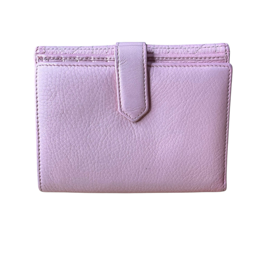 Authentic Dior Pink Cannage Wallet – Pre-Owned