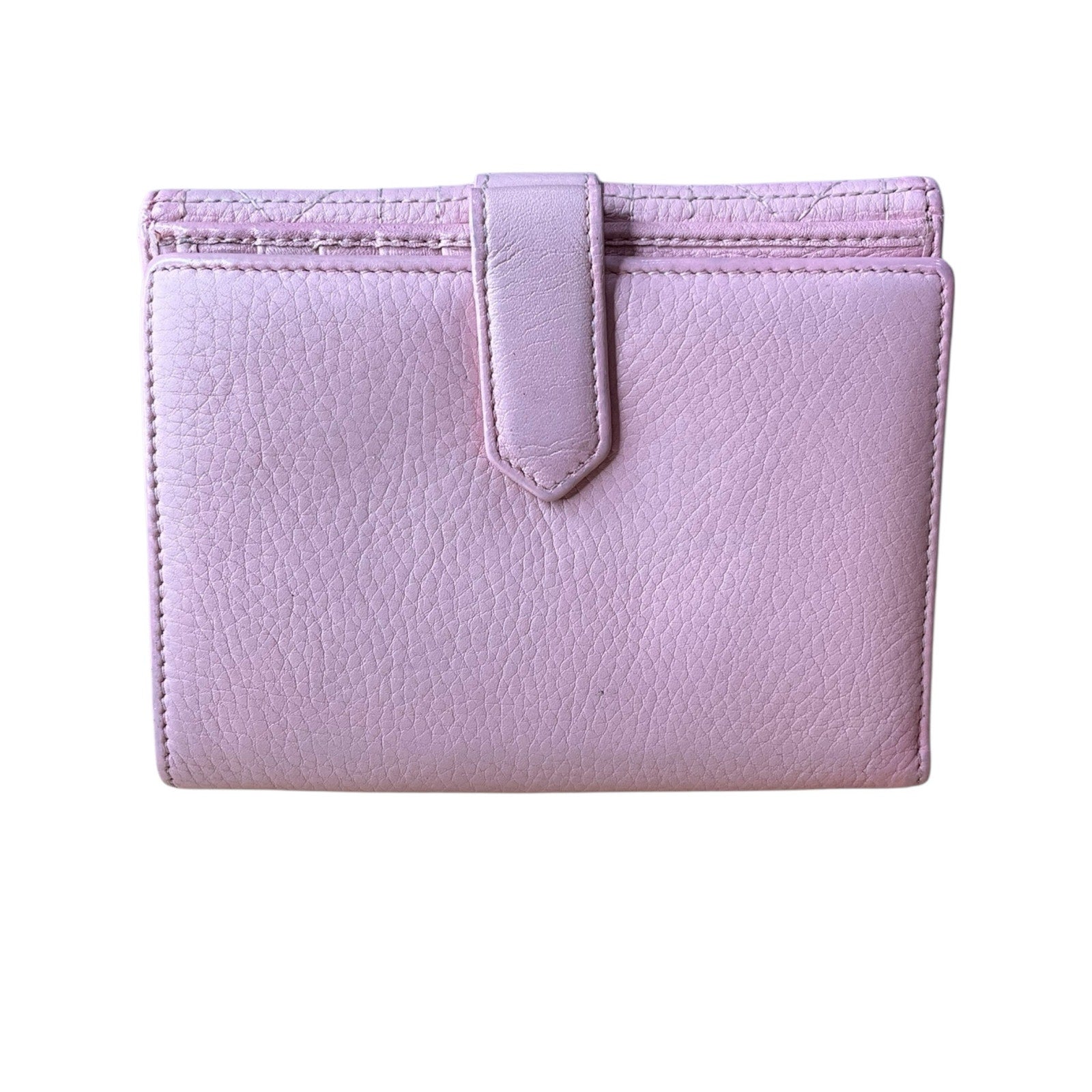 Authentic Dior Pink Cannage Wallet – Pre-Owned
