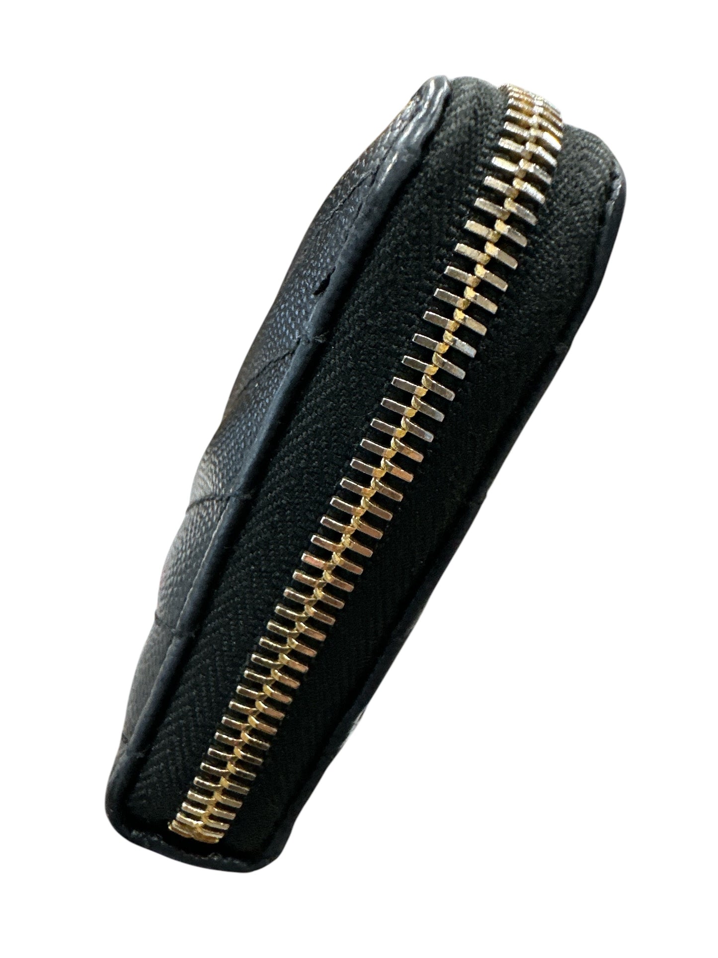 YSL Cassandra Zippy Wallet Black - Clairely Amazing