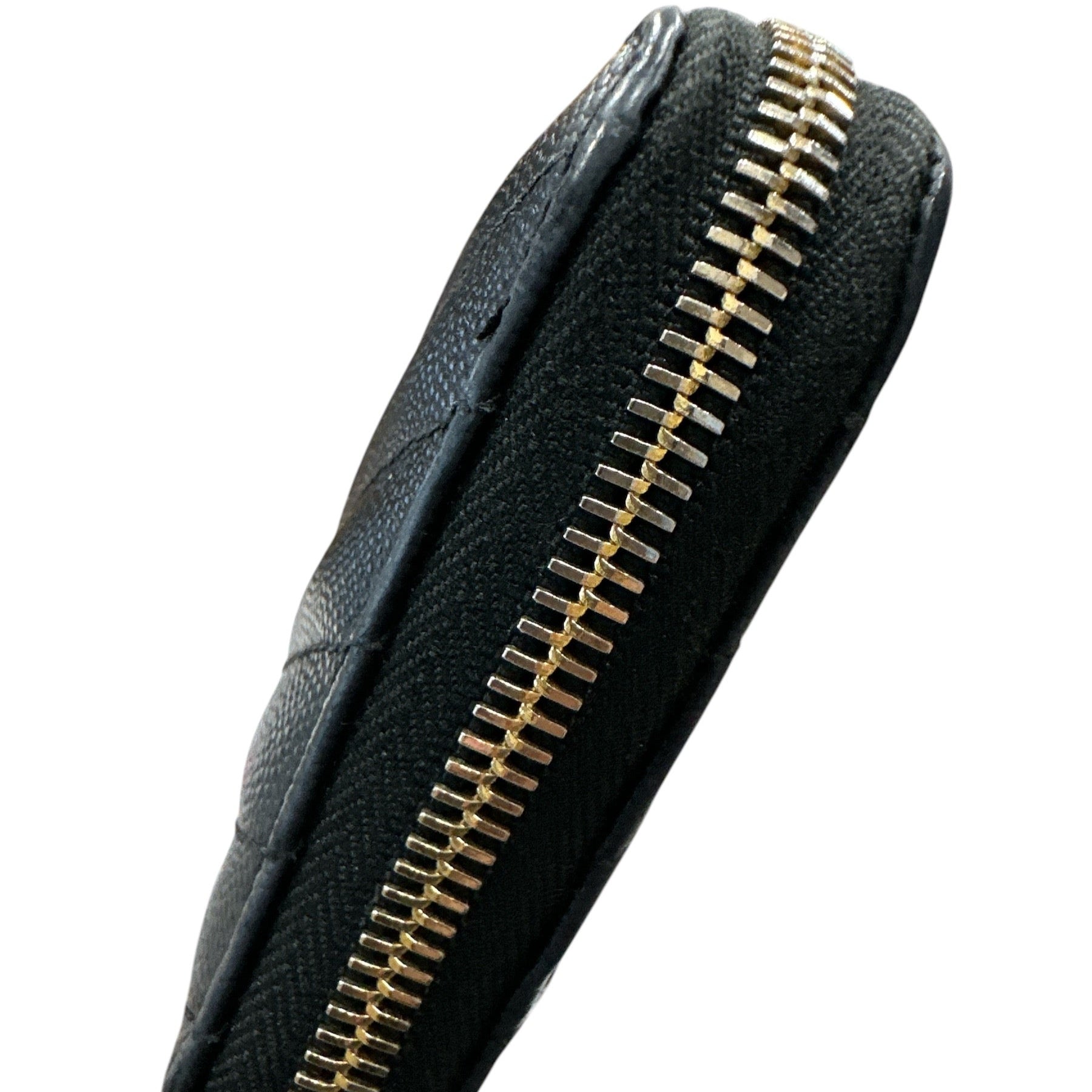 YSL Cassandra Zippy Wallet Black - Clairely Amazing