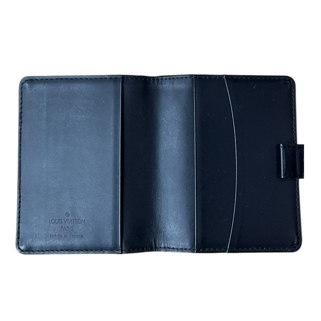 Authentic Louis Vuitton Black Monogram Mini Agenda Organizer