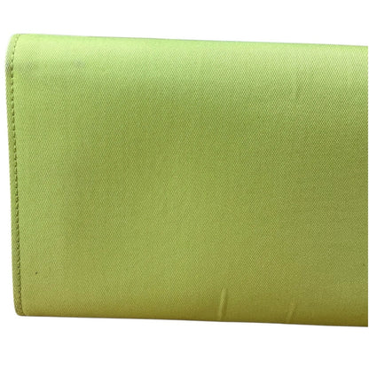 Prada Light Green Tessuto Wallet