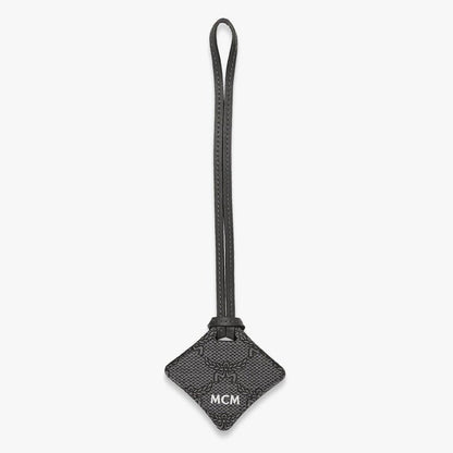 MCM Black MCM Ottomar Air Tag Luggage Charm