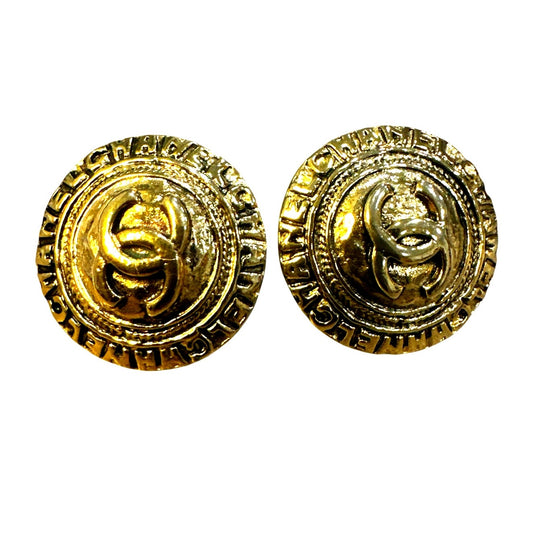 Chanel Cocomark Clip Earrings