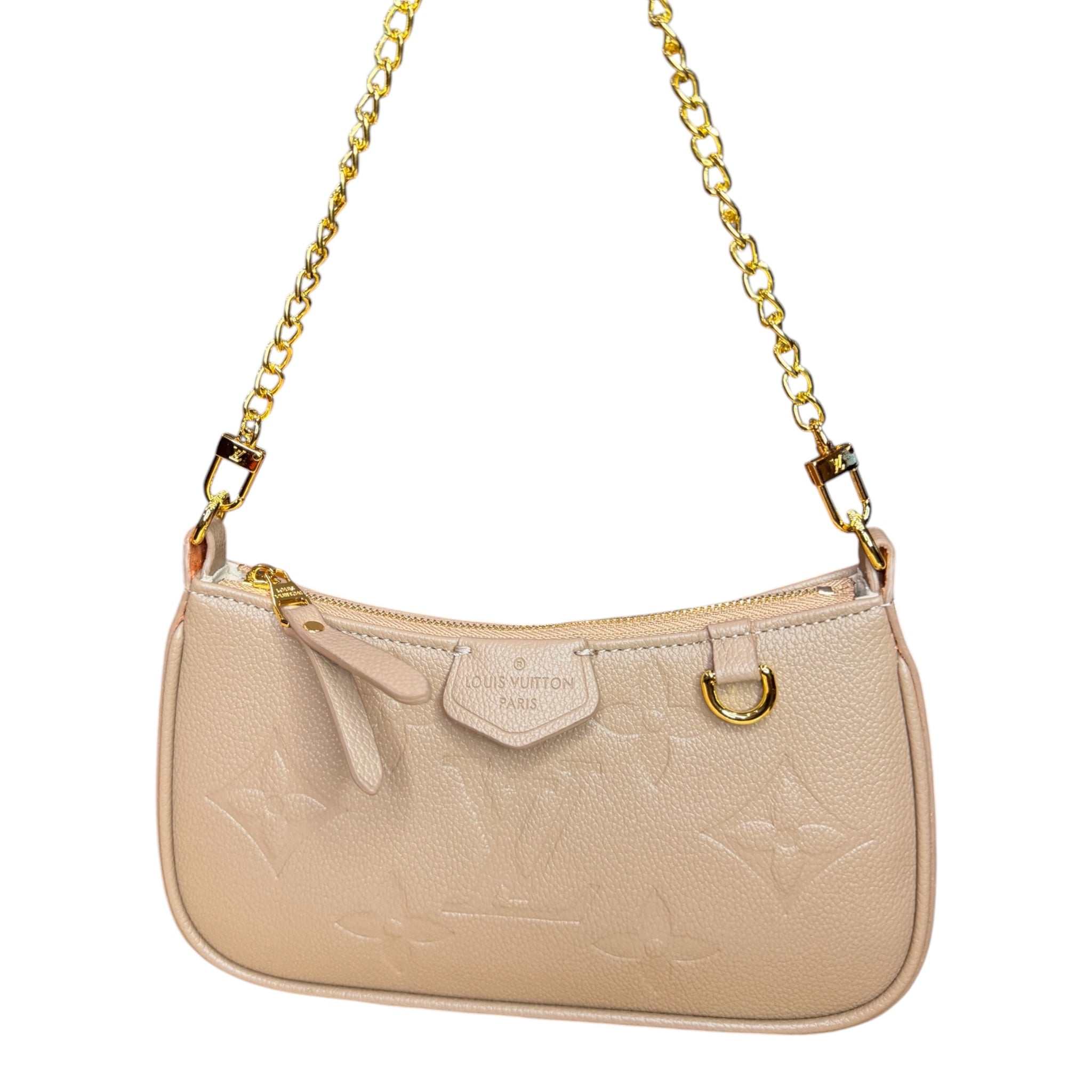 Luxury Monogram Mini Shoulder Bag with Two Interchangeable Straps