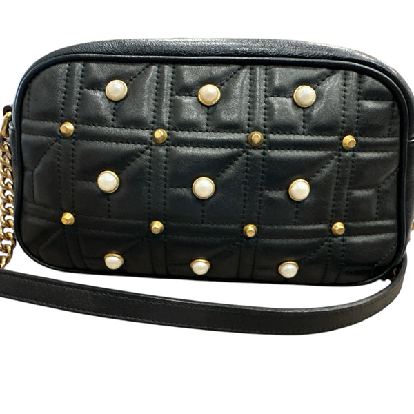 Gucci  Calfskin Matelasse Studded Small Pearly - Clairely Amazing