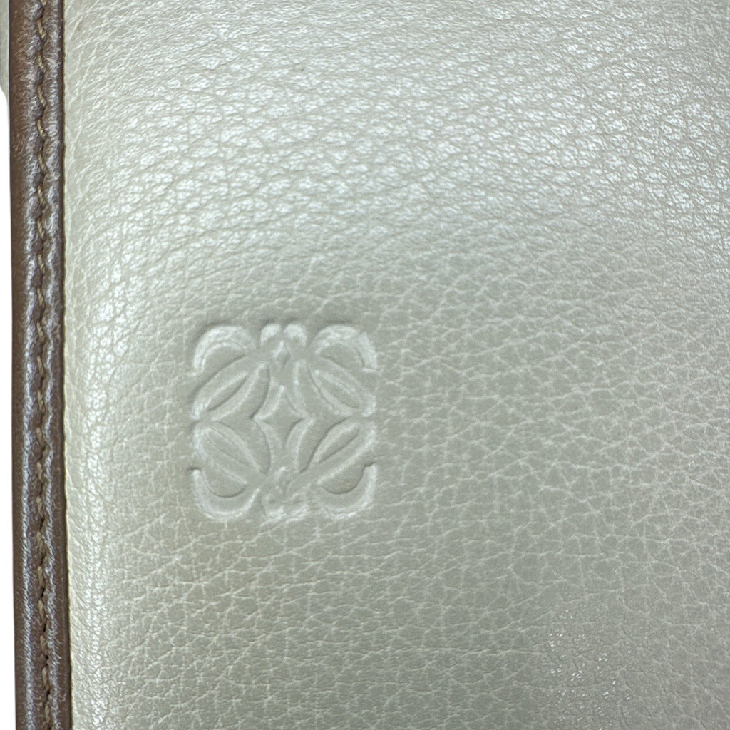 LOEWE Beige/Brown Continental Bi-fold Wallet - Clairely Amazing
