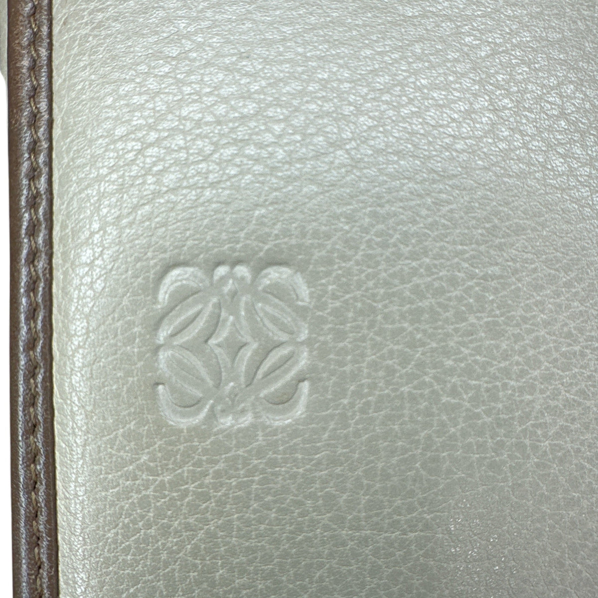 LOEWE Beige/Brown Continental Bi-fold Wallet - Clairely Amazing