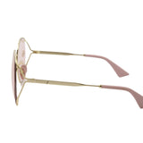 Gucci Gold Pink Sunglasses - Clairely Amazing