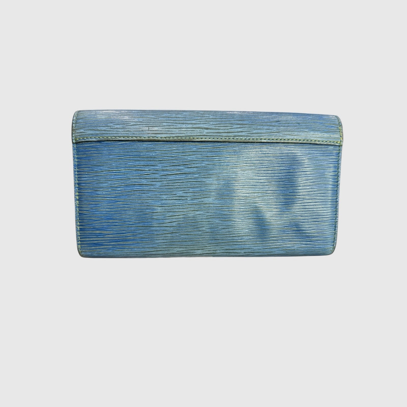 Authentic Louis Vuitton Epi Leather Twist Wallet – Blue