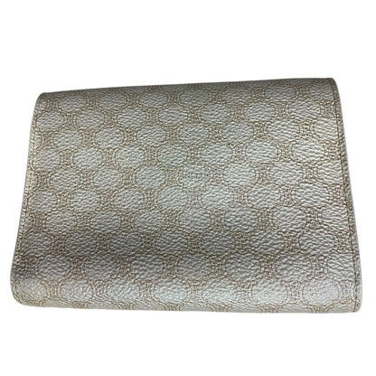 Celine Beige Macadam Tri-Fold Wallet