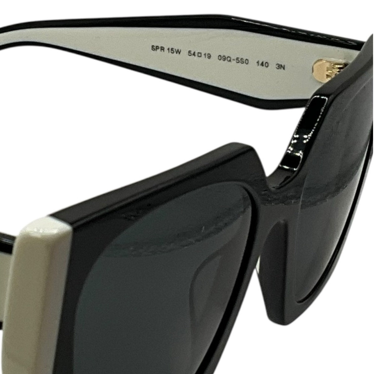 Prada Black/Talc-Dark Grey Sunglasses