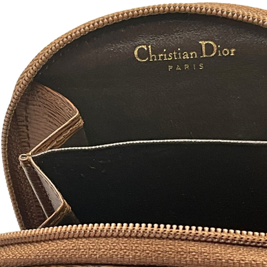 Dior Brown Zippy Card Case