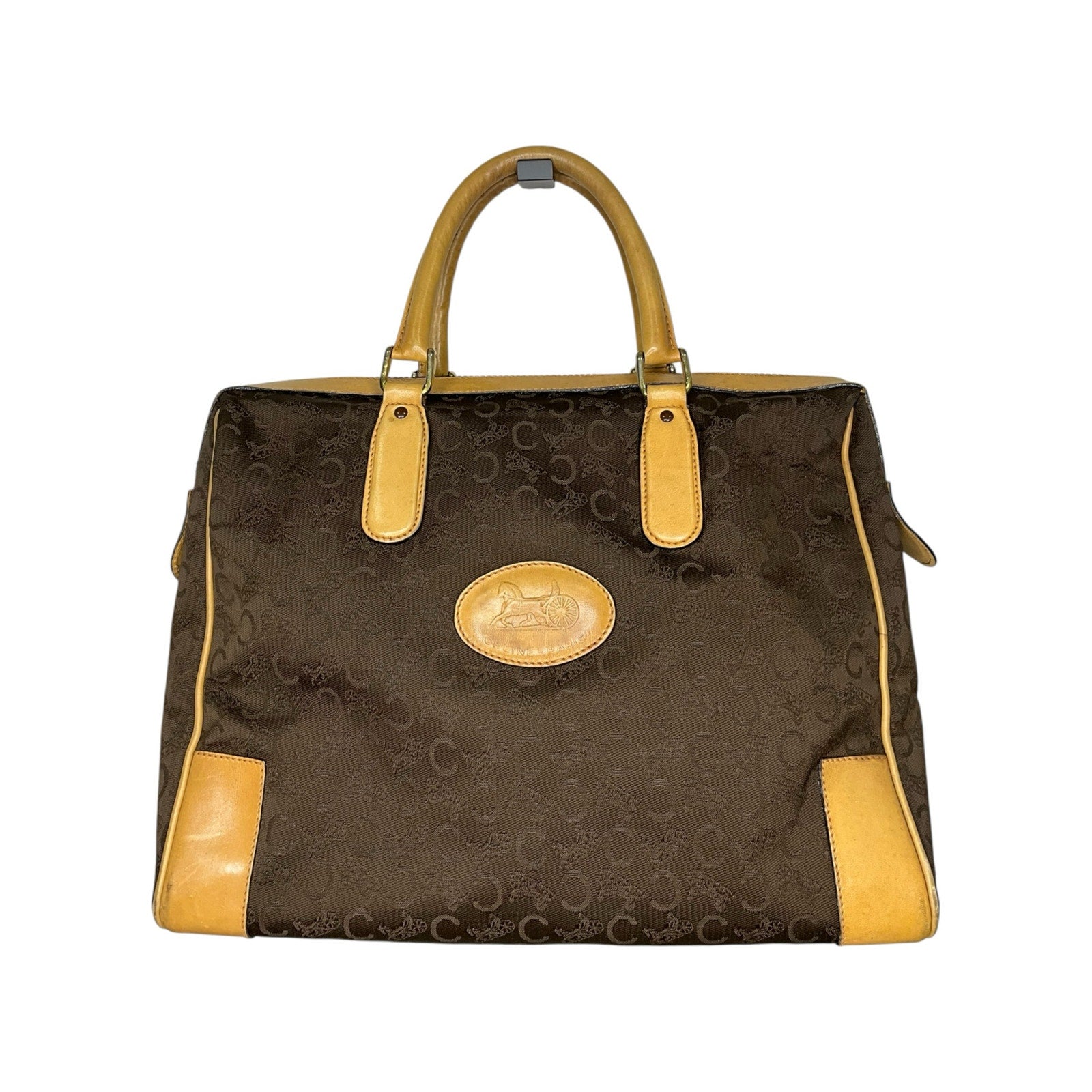 Authentic Celine Boston Bag - Brown