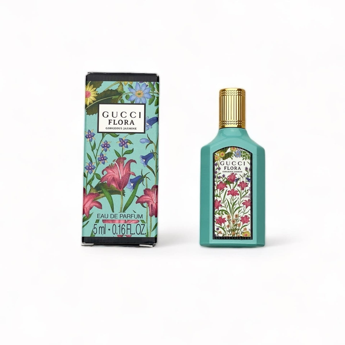 ✔️Gucci Flora Gorgeous Jasmine – Eau de Parfum – 5ml / 0.16 fl oz Travel Size