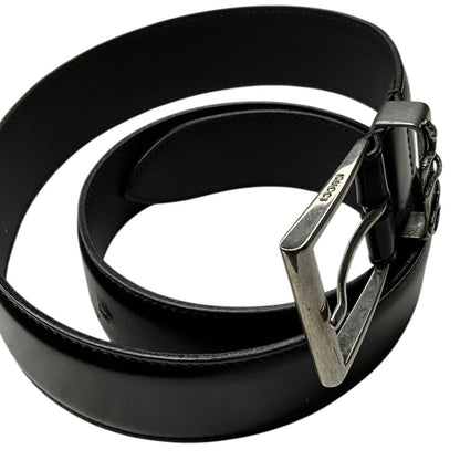 Gucci Black Men's Snake Buckle Belt - RARE