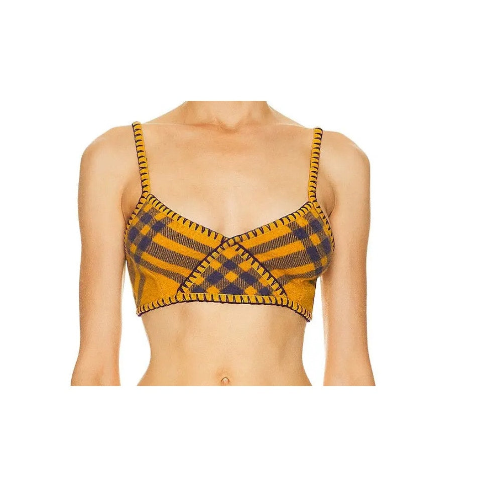 Burberry Check Wool Top